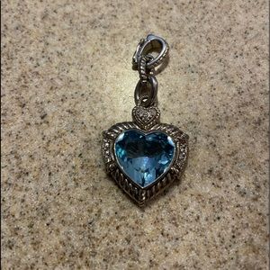 Judith Ripka aquamarine heart enhancer.